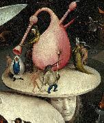 Hieronymus Bosch The Garden of Earthly Delights, right panel - Detail disk of tree man France oil painting artist